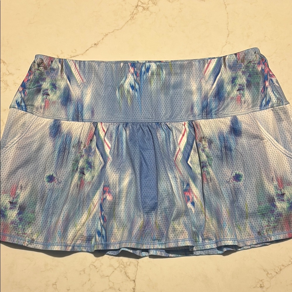 Lucky In Love Floral Blue Women's Skirt